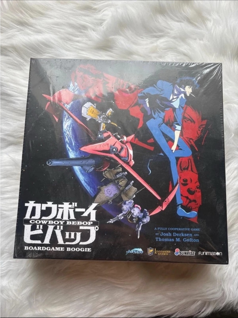 Cowboy Bebop Boardgame Boogie - Black & Red Anime Strategy Game
